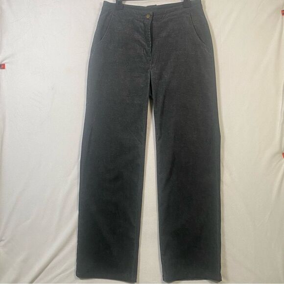 Woolrich Black Tone Texture Pants Size 8 - Picture 1 of 13